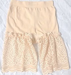 Lace Trimmed Shapewear Shorts