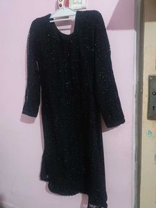 Elegant Black kurti pajama set