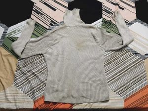Ribbed Turtleneck Sweater