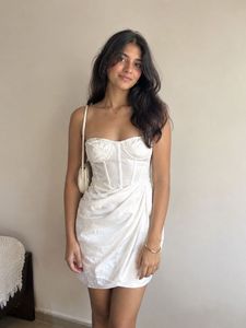 Zara satin CORSET mini dress