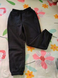 Kids Comfy Black Joggers