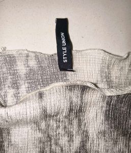 Tie-Dye Ruched T-Shirt