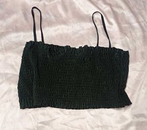 Smocked Cami Crop Top