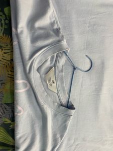 Light Blue Graphic T-Shirt