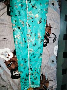 Beautiful Teal Floral Skirt