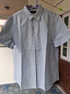 Men's Striped Short Sleeve Shirt