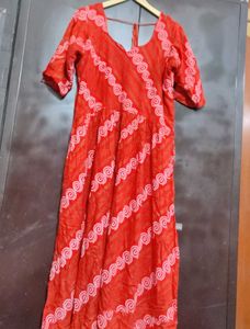 Red🔴 Anarkali Kurti For 40 Bust