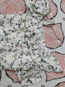 Floral Print Off-Shoulder Top