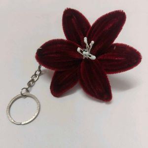 Pretty Flower Keychain
