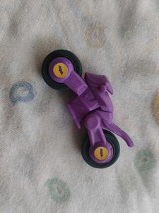 Purple Bat Motorcycle Toy
