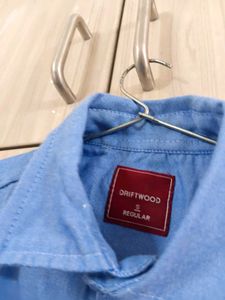 Driftwood Men's Light Blue Short Sleeve Shirt