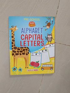 Pre-School Alphabet Capital Letters Activity Book