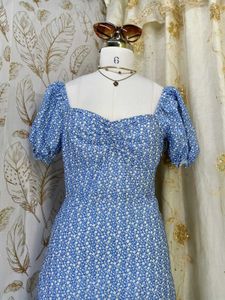 💙Blue Floral Print Midi Dress💙