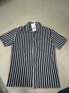 trendy stripped zara shirt