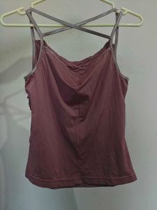 Embellished Spaghetti Strap Top