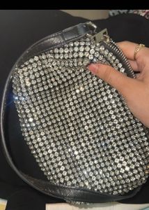 Sparkling Rhinestone Clutch Bag