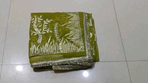 Stunning Elephant Embroidered Saree