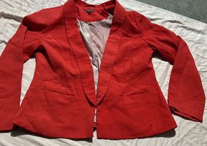 Orange Blazer - Stylish & Chic