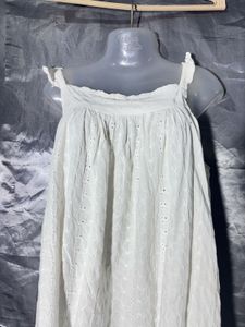 RALPH LAUREN Chic White Eyelet Mini Dress