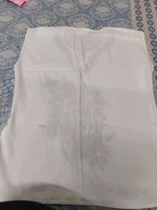Embroidered White Kurta