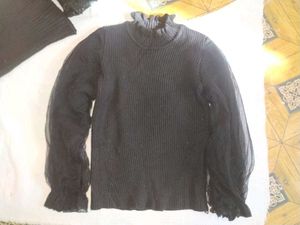 Combo of 3 Girls Winter Tops (4-5 Y)
