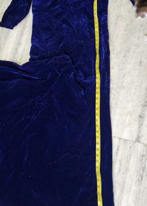 Elegant Navy Blue Gown