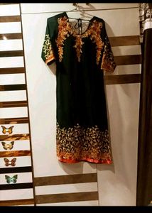 Embroidered Kurta Set with Dupatta