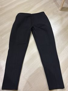 Chic Black Zipper Pants