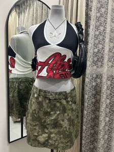BERABOND Halter Neck Crop Top
