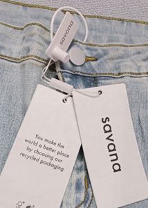 Savana Light Wash Baggy Jeans