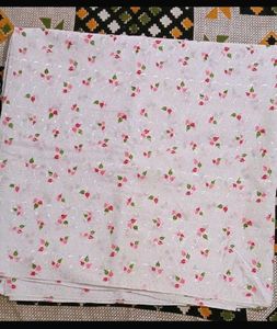 New Ladies Cotton Dress Material With Embroidery