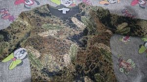 Unique Feather Print Top