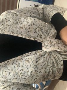 Floral Tie-Front Top