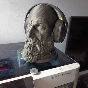 Kratos God Of War Headphone Stand Bust