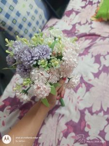Artificial flowers with Vase