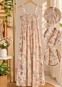 New Boho Floral Maxi Dress