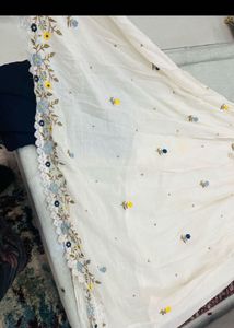 Embroidered Kurta Set with Palazzo Pants