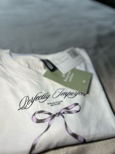 White "Perfectly Imperfect" Graphic T-Shirt