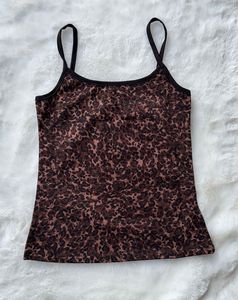 H&m Leopard Print Camisole Top