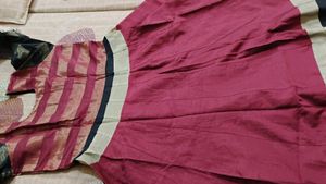 Maroon Anarkali Suit