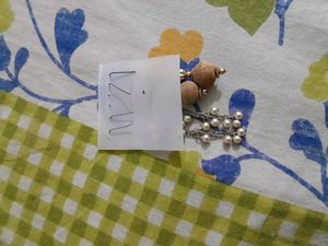 2  Pairs Of Earrings, Metal Bangles, Mangalsutras