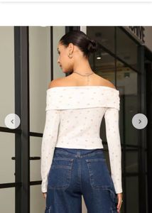 Off-Shoulder Floral Print Top