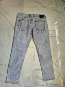 Moda Rapido Stylish Ripped Grey Wash Jeans