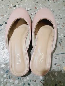 INC.5 Pink Slip-On Flats