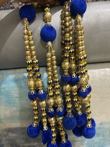 Premium quality Blue Tassels (set Of 4)