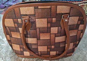 Unique Patchwork Tote Bag