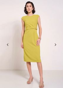 pantaloon Chic Lime Green Sheath Dress