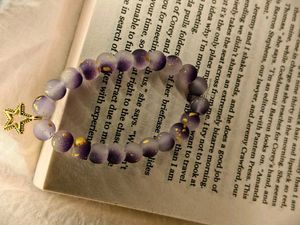 Purple Star Charm Bracelet