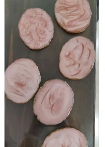 Elegant Pink Resin Coasters Set