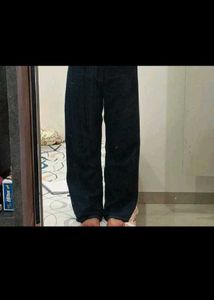 Dark Wash High Waisted Wide Leg Jeans